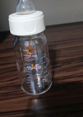 Bebek Biberonu Beyaz Kapaklı Renkli Desenli cam - Görsel 3