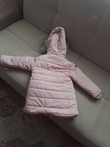 24-36 Ay Beden 2 3 yaş kiz cocuk mont içi yumuşacık şu geçirmez 3 kez giyildi