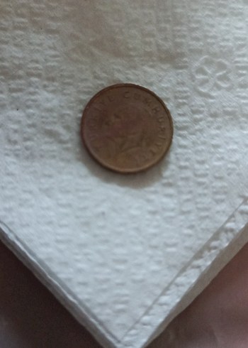 Kahverengi Vintage Erkek Rozeti 1989 yılı - Görsel 4