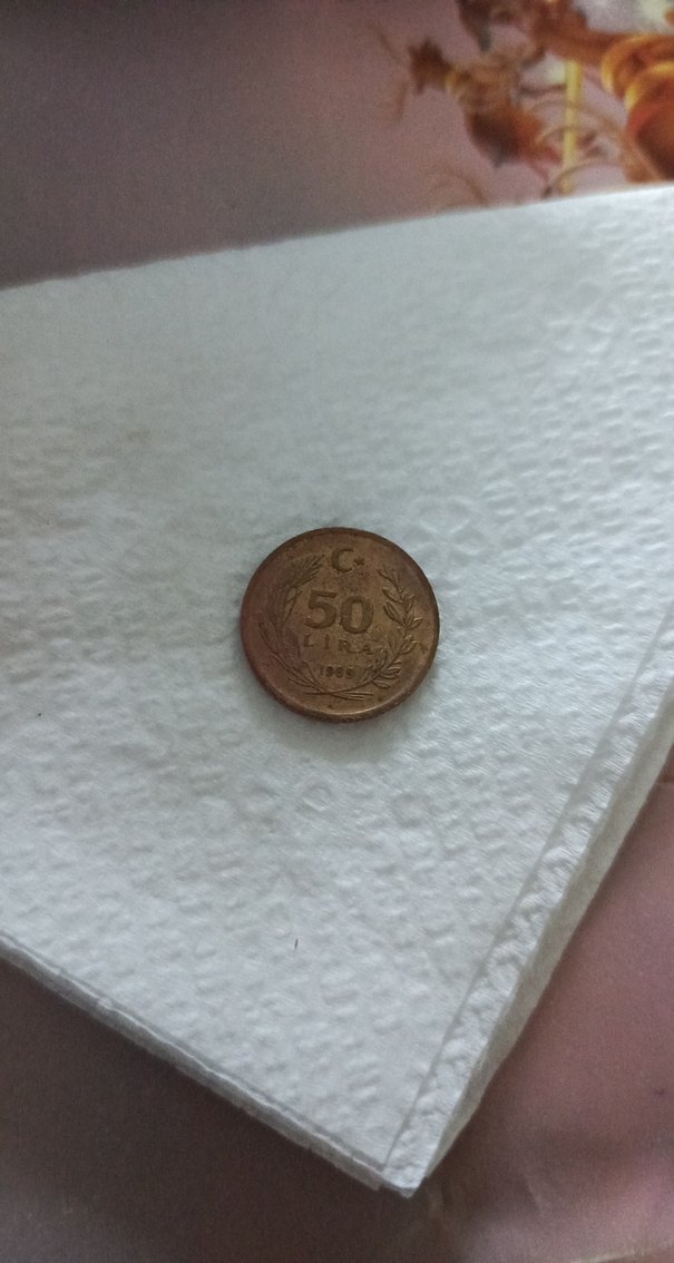 Kahverengi Vintage Erkek Rozeti 1989 yılı - Görsel 2