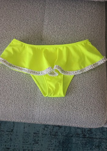 Sarı Mini Bohem Bikini Altı