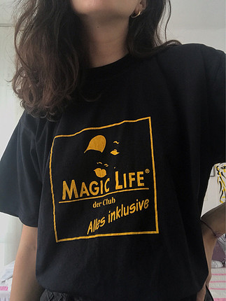 American Retro Baskılı tişört