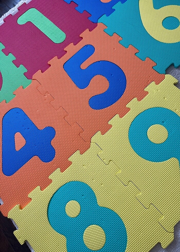 Eva yer matı 10 adet rakamlı - Görsel 2