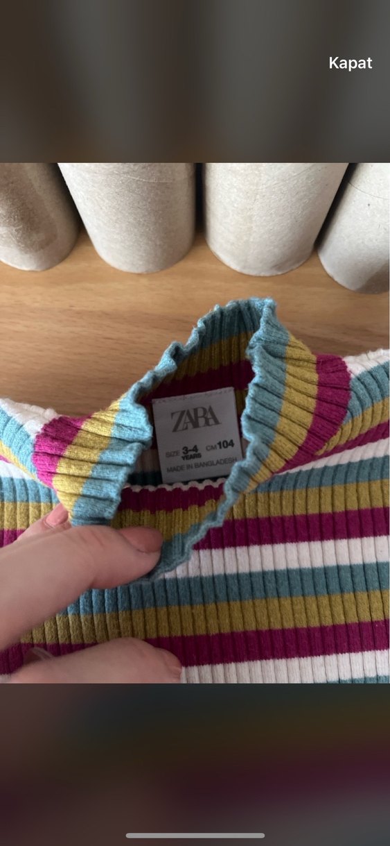 Çok Renkli Bohem Balıkçı Yaka Kazak - Görsel 2