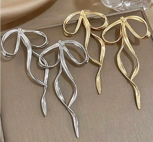 Beden Fiyonk 5 Cm Küpe Gold