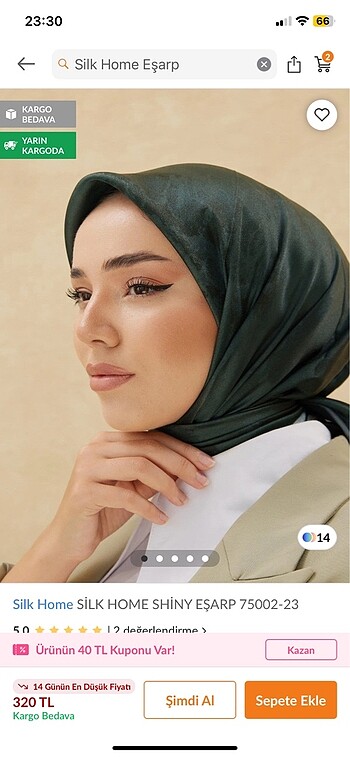Silk home eşarp