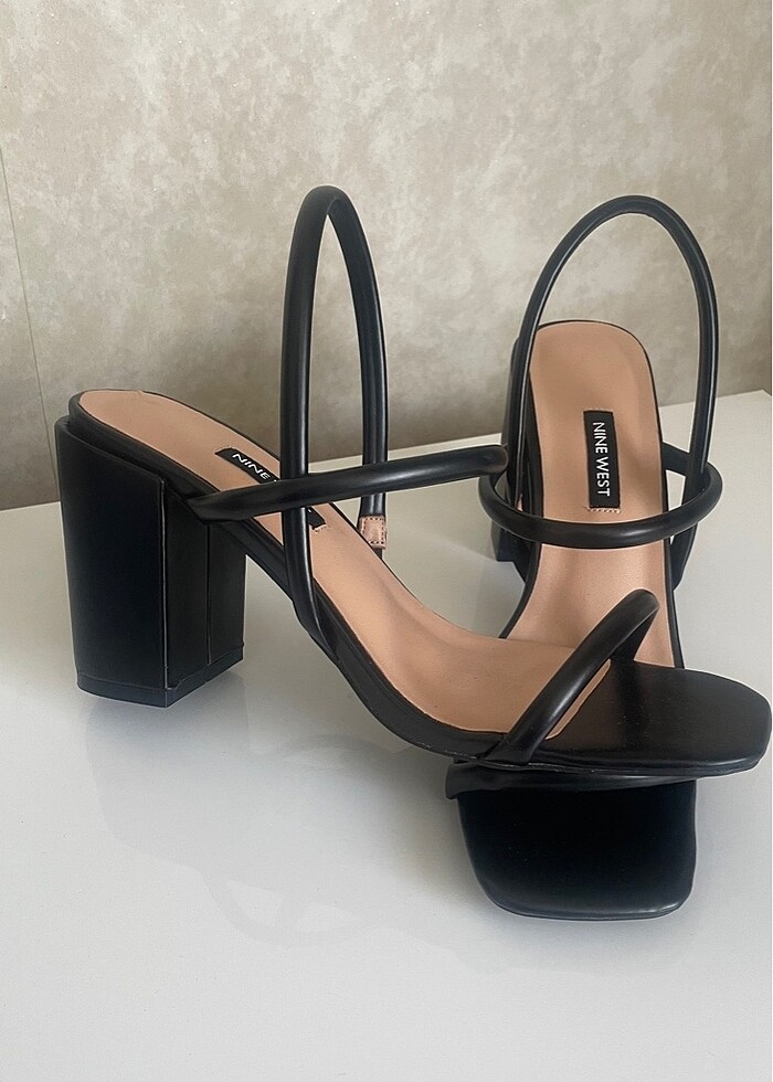 Kadın topuklu terlik sandalet - Görsel 3