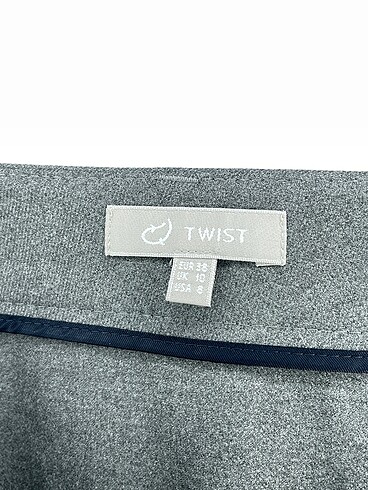 38 Beden çeşitli Renk Twist Kumaş Pantolon %70 İndirimli.