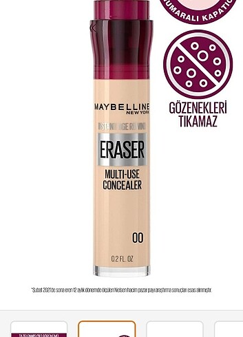  Beden Renk Maybelline eraser kapatıcı 