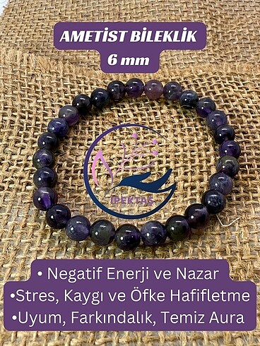  Beden Ametist bileklik
