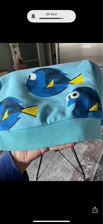 4 Yaş Beden turkuaz Renk Disney sweatshirt