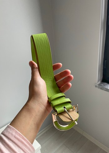 Yeşil Desenli etek kısmı piliseli elbise - Görsel 6