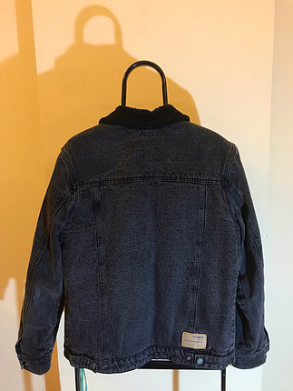 m Beden Pull&bear; siyah kalın kot ceket