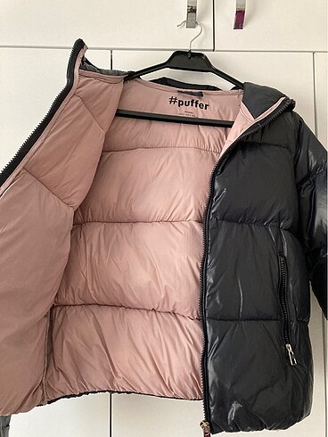 s Beden lacivert Renk Bershka şişme mont