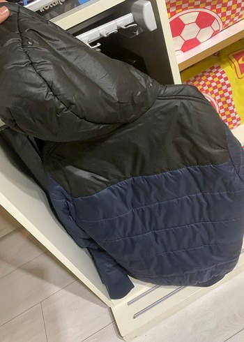 Erkek Lacivert Fermuarlı Street Wear Mont - Görsel 4