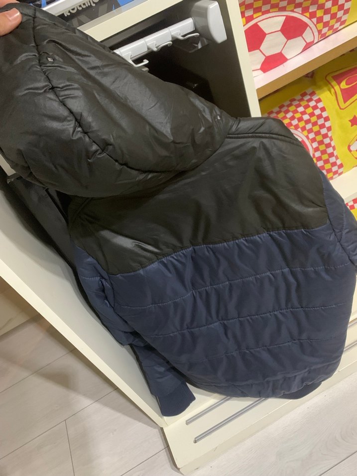 Erkek Lacivert Fermuarlı Street Wear Mont - Görsel 4