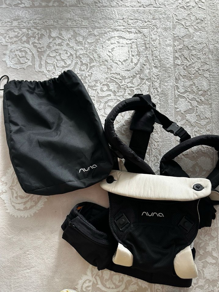 Nuna Siyah Gri Bebek Taşıyıcı kanguru - Görsel 2
