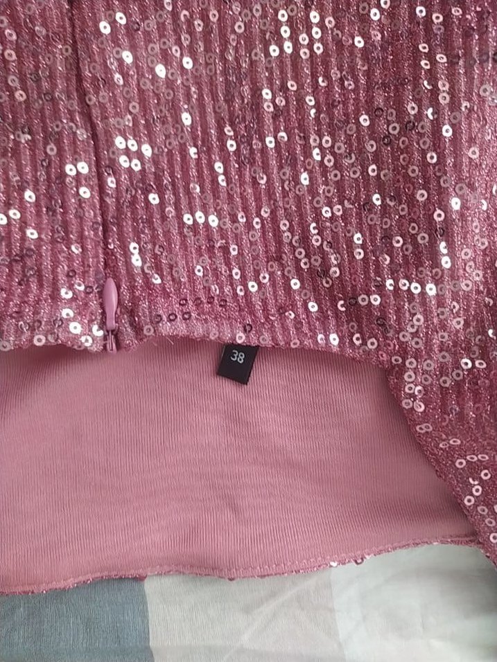 Pembe Askılı elbise - Görsel 3