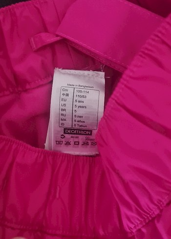 Kız Bebek Pembe Kaydırmaz Kar Tulumu - Görsel 7