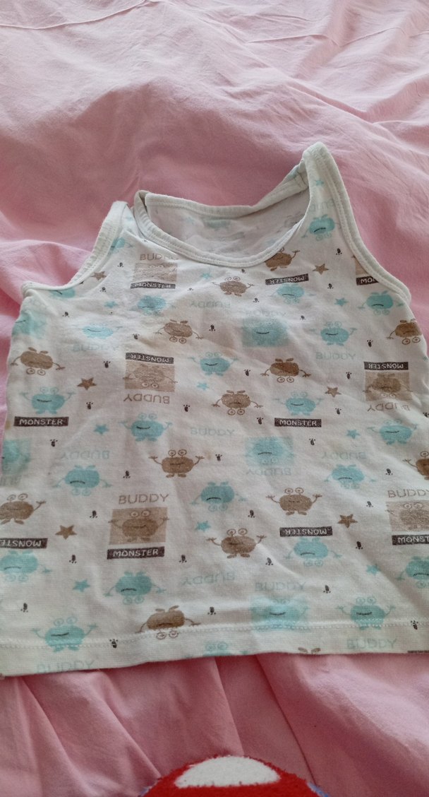 Baskılı Çocuk Atlet Beyaz - Görsel 3