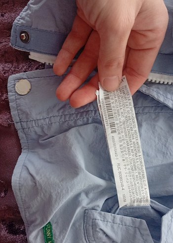 mavi Kapüşonlu Erkek Çocuk Yağmurluk - Görsel 3