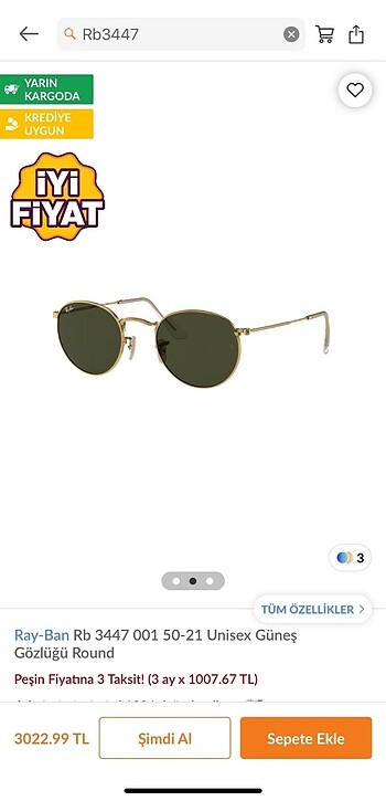 Ray Ban Gözlük