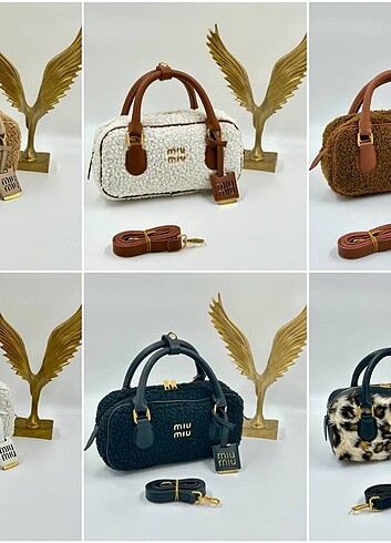 Beden Miu Miu leopar kol çantası
