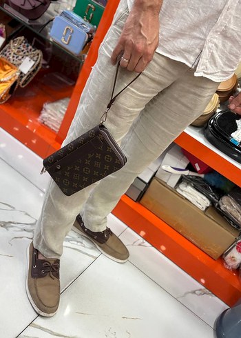 Kahverengi Kareli Erkek Cüzdanı - Görsel 2