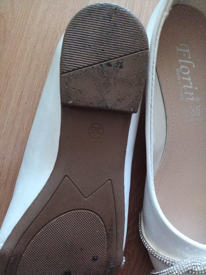 Kız Çocuk Beyaz Fiyonklu Babet - Görsel 4