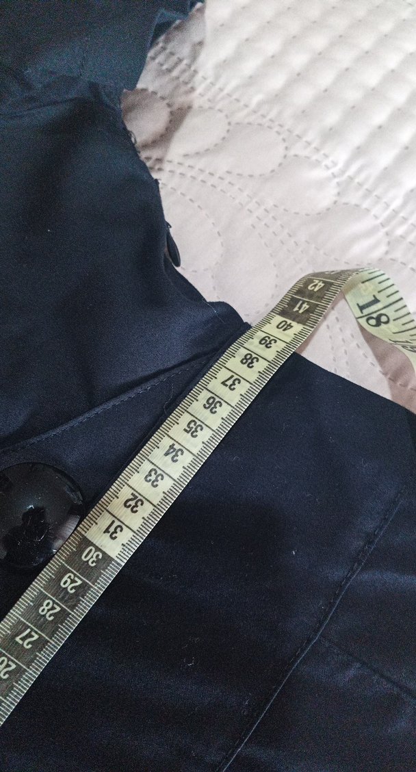 Düğmeli Siyah Midi Goth Elbise - Görsel 3