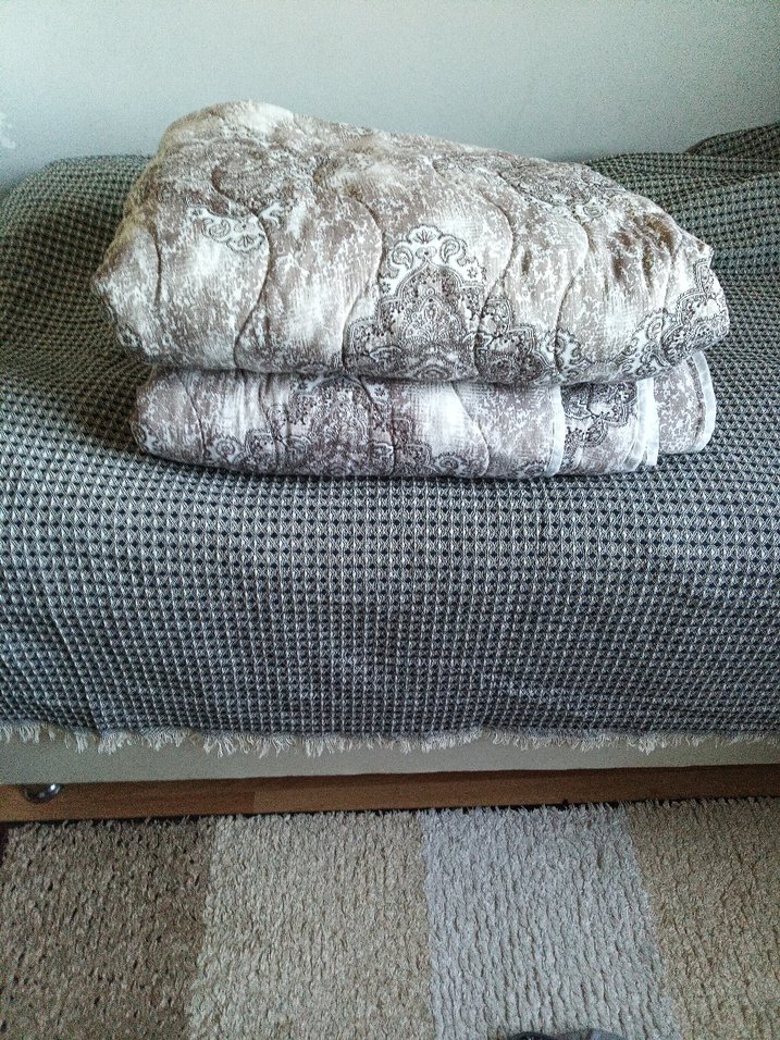 Gri Desensiz Yumuşak pike 2 tane tek fiyat - Görsel 2