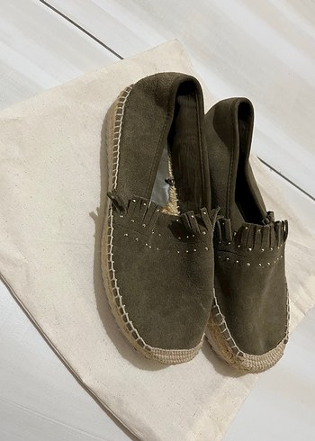39 Beden Kadın K Süet Dolgu Topuk Espadril