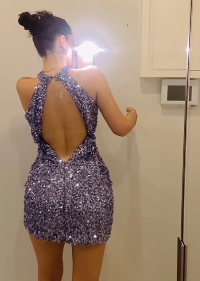 Payetli abiye - Görsel 3