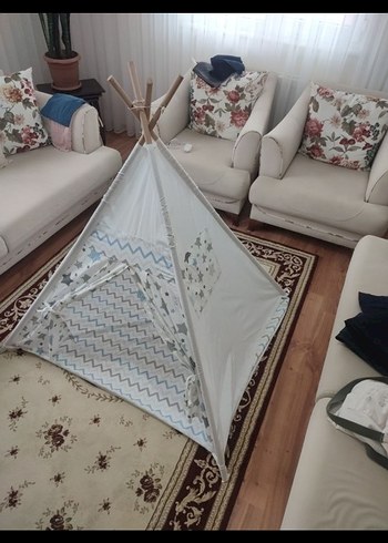 Çocuklar İçin Baskılı Oyun Çadırı - Görsel 2