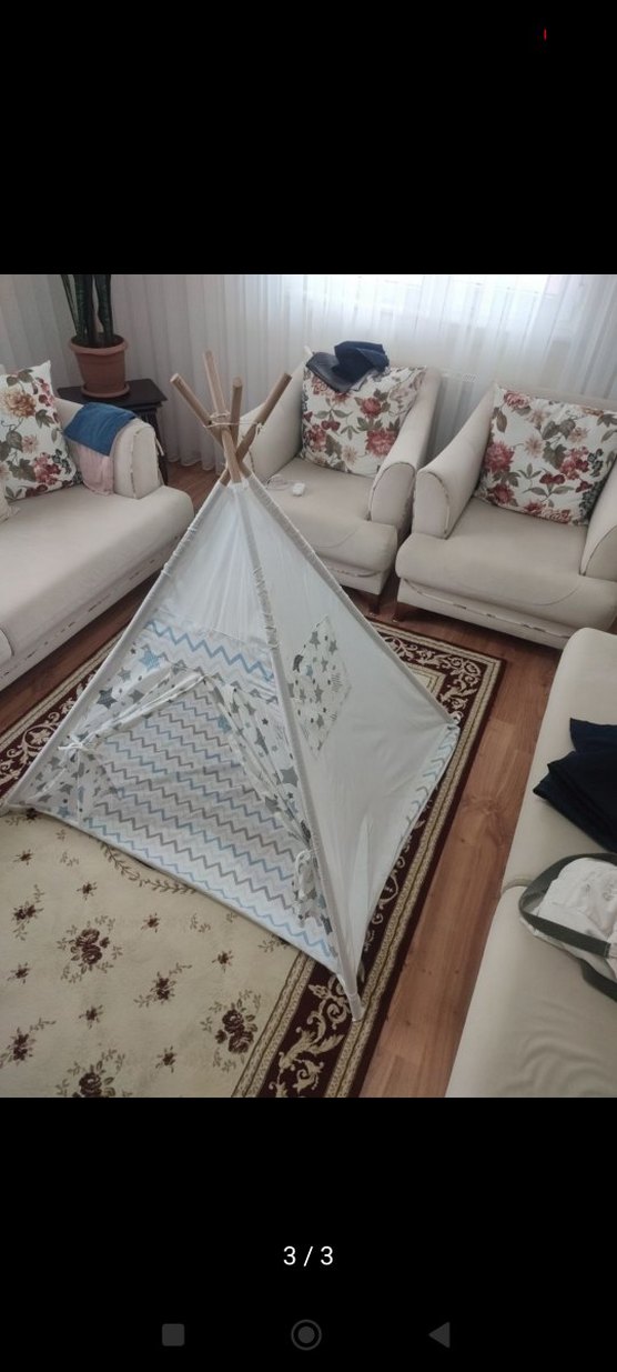 Çocuklar İçin Baskılı Oyun Çadırı - Görsel 2