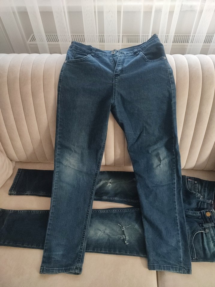 erkek çocuk  Mavi Denim Pantolon - Görsel 5