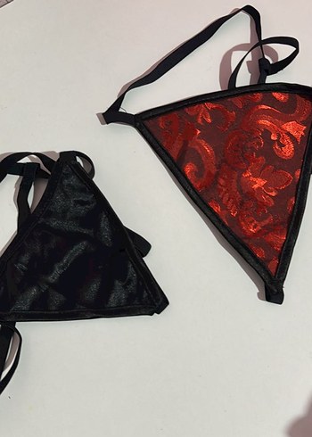 Kırmızı Straplez Düğmeli Gotik Büstiyer - Görsel 6