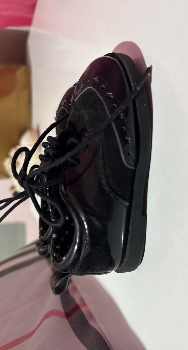 Erkek Çocuk Siyah Rugan Klasik Ayakkabı - Görsel 4