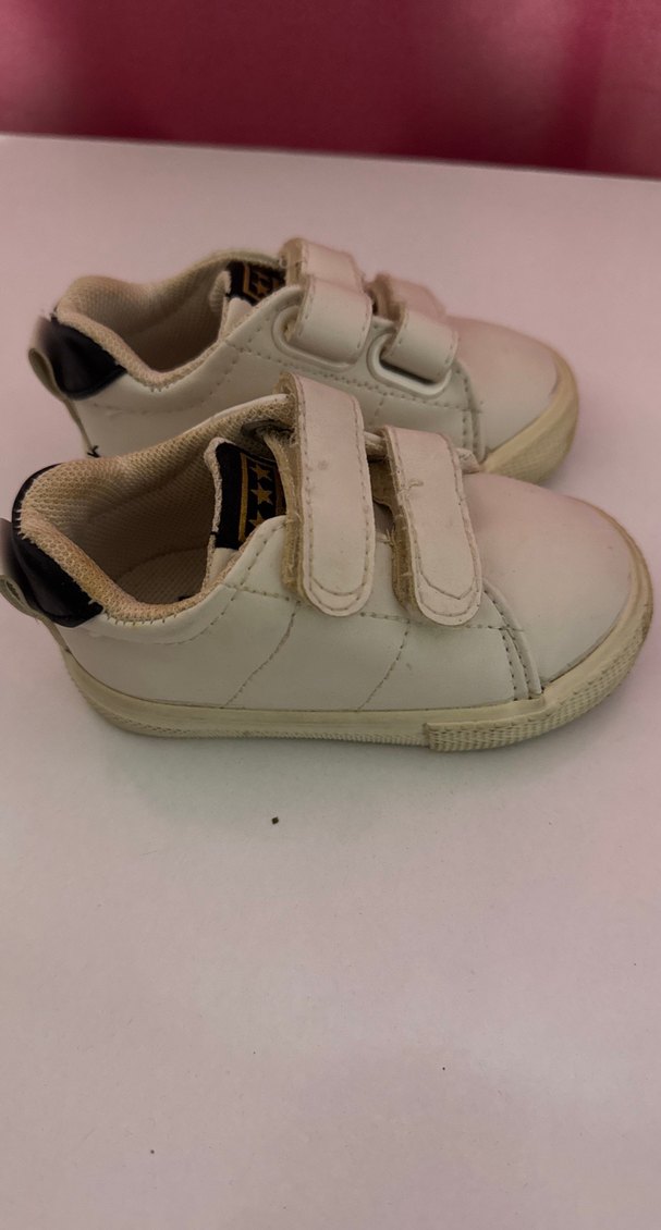 Beyaz Erkek Çocuk Cırt Cırtlı Spor Ayakkabı - Görsel 2