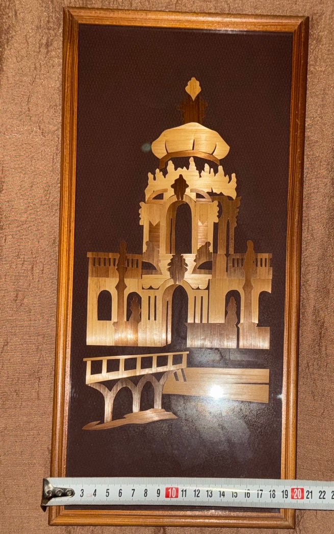 Altın Renkli Kule Temalı Tablo - Görsel 4