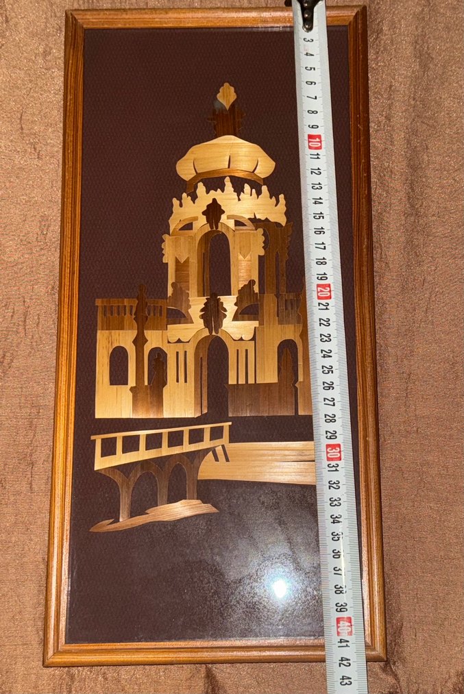 Altın Renkli Kule Temalı Tablo - Görsel 3