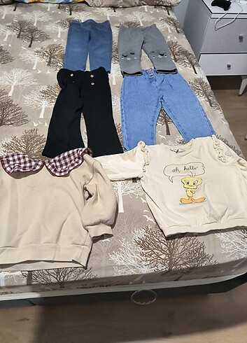 24-36 ay takım 4 pantalon 2 sweatshirt Waikiki 