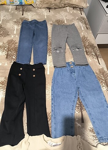 2 Yaş Beden 24-36 ay takım 4 pantalon 2 sweatshirt Waikiki 