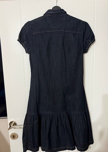 Mavi Jeans Kısa Kollu Lacivert Denim Elbise - Görsel 2