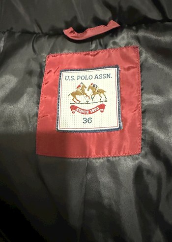 Us Polo Siyah Fermuarlı Kadın Midi Ceket - Görsel 4