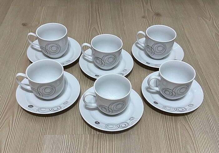 Kütahya Porselen Kütahya 6 kişilik Nescafe / Çay takımı