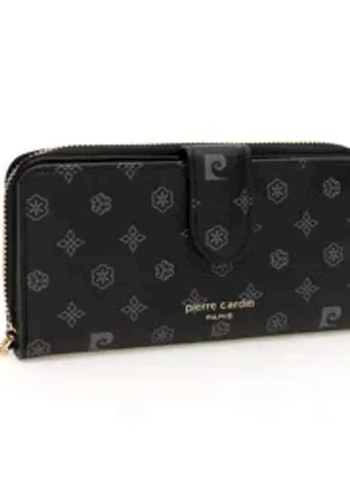 Pierre Cardin Siyah Deri Kadın Cüzdanı - Görsel 3