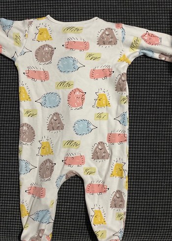 Pastel Renkli Baskılı Bebek Tulum - Görsel 2