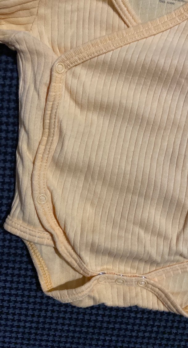 Bej Örgü Uzun Kollu Bebek Body - Görsel 2