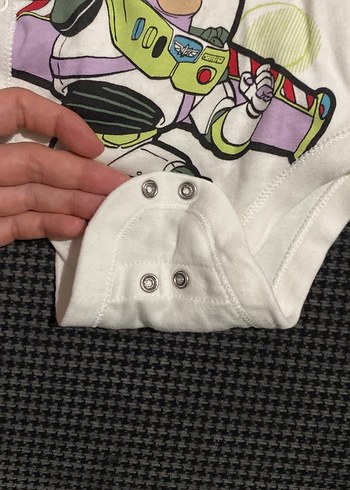 Beyaz Pamuklu Pop Kültür Erkek Bebek Body - Görsel 2